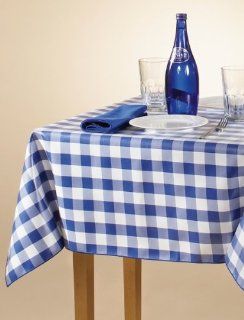 Medline's Standard Table Linens   Color Category 1   60" x 108" Tablecloth, Polycheck Moss: Health & Personal Care