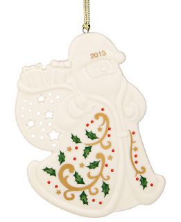 Lenox Christmas Annual 2013 Ornament, Joyous Tidings Holiday Santa   Holiday Lane