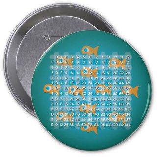 Fish Multiplication Table (3 inch +) Pin