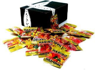 Haribo Gold Bear Minis, 25 Snack Sized Bags in a Gift Box : Gourmet Candy Gifts : Grocery & Gourmet Food