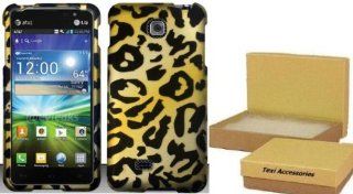 Cheetah Design Hard Snap On Case Cover Faceplate Protector for LG Escape P870 AT&T + Free Texi Gift Box: Cell Phones & Accessories