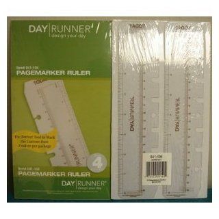 041 104 Day Runner Pagemager Ruler 2 Pieces 8" Each : Office Calendars Planners And Accessories : Office Products
