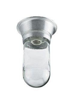 Krowne 25 103   Vaporproof Light Fixture, Shatterproof Plastic Coated Globe   Flush Mount Ceiling Light Fixtures