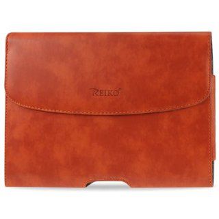 Reiko Premium Horizontal Tablet Pouch with Black Horse Skin Pattern for All iPad (HP102C iPad 3PLORG): Computers & Accessories