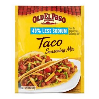 Old El Paso Low Sodium Taco Seasoning Mix   1 oz.