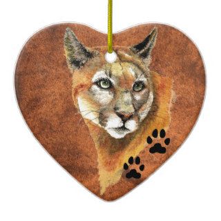 Cougar, Puma, Mountain Lion  Christmas Ornament