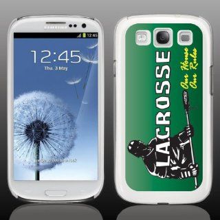 Lacrosse (Our House Our Rules) Samsung Galaxy S3 Phone Case   White Protective Hard Case: Cell Phones & Accessories