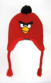 Angry Birds Red Bird Knit Laplander Hat: Clothing
