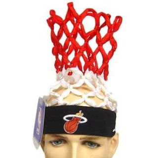 NBA MIAMI HEAT HOOP HEAD BASKETBALL NET HAT SWEAT BAND : Sports Related Merchandise : Sports & Outdoors