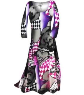 Sanctuarie Designs Women's Checkered Hearts Long Sleeve Plus Size Maxi Dress 0x Pink/Purple at  Womens Clothing store