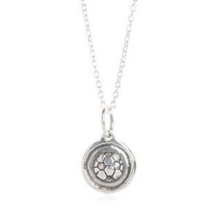 Kids Sterling Silver Goals Soccer Ball Necklace: Jewelry