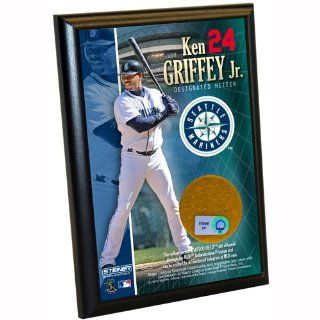 MLB Seattle Mariners Ken Griffey Jr. 4 by 6 Inch Dirt Plaque  Sports Fan Decorative Plaques  Sports & Outdoors
