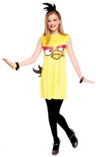 Girl's Angry Birds Yellow Bird Tween Costume: Clothing