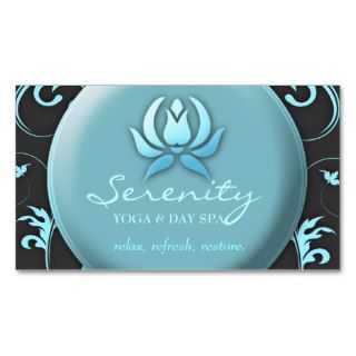 311 Peaceful Spa Delight Business Card Template