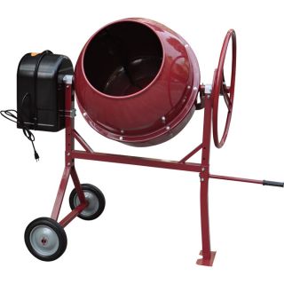 Northern Industrial Portable Cement Mixer — 6 Cubic Ft., 1 HP, Model# CM180L  Cement Mixers