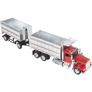 New Ray Die-Cast Truck Replica — Kenworth W900 Double Dump Truck, 1:43 Scale, Model# 15223