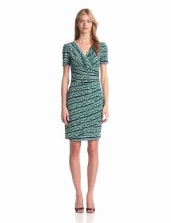 Evan Picone Women's Elbow Sleeve Print Dress, Cool Mint Combo, 8 at  Womens Clothing store: