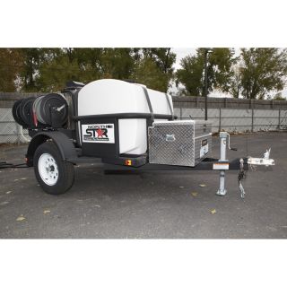 NorthStar Hot Water Pressure Washer — Honda Engine, 4 GPM @ 4000 PSI, Trailer Mounted  Gas Hot Water Pressure Washers