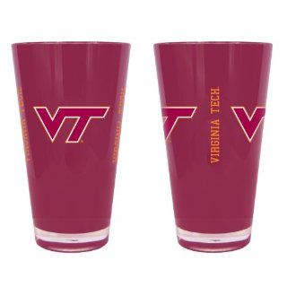 NCAA Virginia Tech Hokies 20 Ounce Insulated Plastic Pint Set, Pack of 2, Red : Beer Glasses : Sports & Outdoors