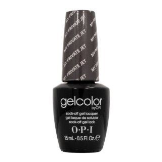 OPI GelColor Nail Polish Manicure Gel Salon Grey MY PRIVATE JET GCB59 0.5 oz : Beauty