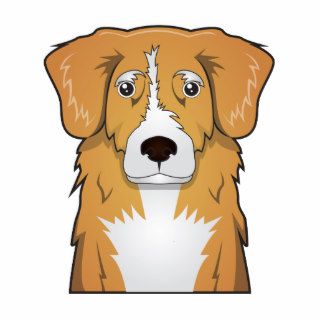 Nova Scotia Duck Tolling Retriever Cartoon Cut Out