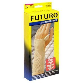 Futuro Splint Wrist Brace, Left Hand, Large, (7.5   9.0 in), 1brace (Pack of 2): Health & Personal Care