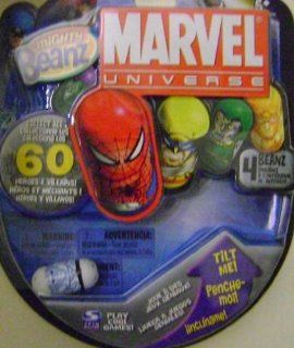 Marvel Universe Mighty Beanz 4 Pack   ICE MAN: Toys & Games