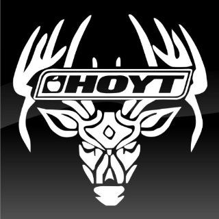 Hoyt Logo Bow Hunting 2 Decal by Miss Decal, Inc. : Sports Fan Automotive Decals : Sports & Outdoors
