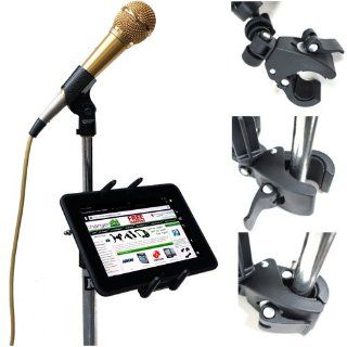 ChargerCity Custom Music/ Microphone Tablet Stand Mount with Multi Swivel Adjustment Holder for New Apple IPAD MINI Google Nexus 7 KINLE Fire BN Nook HD Color Samsung Galaxy Tab 7 7.7 & other 7" to 8" Tablets: Computers & Accessories