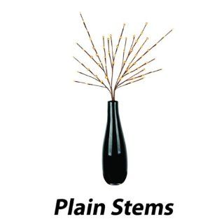 Brilliant Blooms Lighted Floral Decor   Plain Stems Light Patio, Lawn & Garden