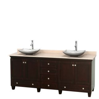 Wyndham Collection Wyndham Collection Acclaim Espresso 80 inch Double Vanity Brown Size Double Vanities