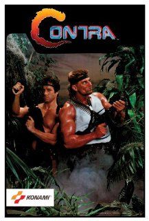 Contra Video Arcade Game Poster Print 24" X 36": Video Games