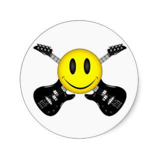 Smiley Face Humor Round Sticker