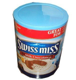 Swiss Miss Milk Chocolate Premium Hot Cocoa Mix 56 Oz Value Cannister : Large Hot Cocoa Mix : Grocery & Gourmet Food