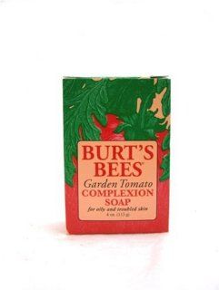 Burt's Bees Garden Tomato Complexion Soap For Oily And Troubled Skin, 4 Ounce Bar  Facial Soaps  Beauty