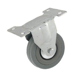Replacement 3 Inch Rubber Tire Top Plate Caster Wheel: Home Improvement