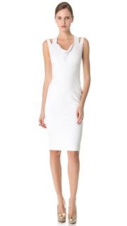 Cushnie et Ochs Draped Cowl Sheath Dress