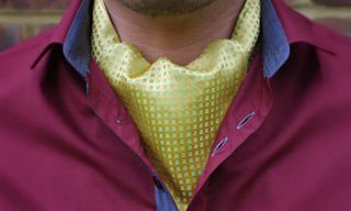 edison woven silk cravat by cravat club