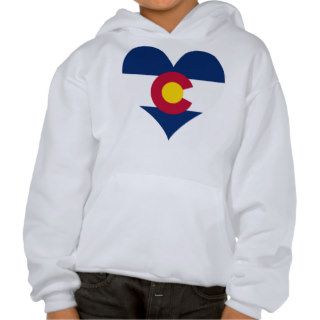 Buy Colorado Flag Hooded Sweatshirts
