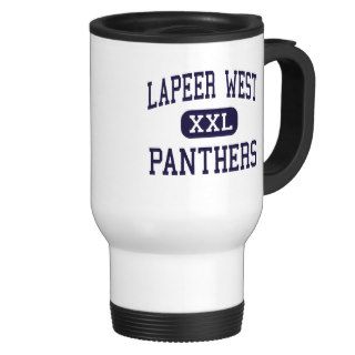 Lapeer West   Panthers   High   Lapeer Michigan Coffee Mugs