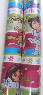 Dora the Explorer Christmas Gift Wrap Christmas Wrapping Paper 2 ROLLS Health & Personal Care