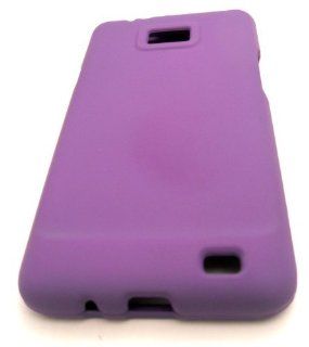 Samsung Galaxy S959G S2 SII II 2 PURPLE SOLID HARD Case Skin Cover Mobile Phone Accessory Straight Talk: Cell Phones & Accessories