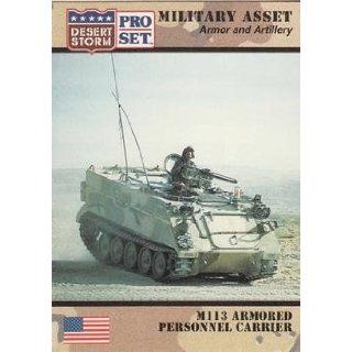 M113 Armored Personnel Carrier trading card (Desert Storm) 1991 Pro Set #206 Armor and Artillery Entertainment Collectibles