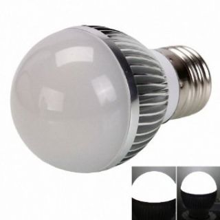 E27 3W 290 Lumen 6000K High power White LED Light Bulb (85 265V)   Led Household Light Bulbs  