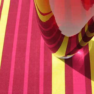 striped table runner by the little pima people