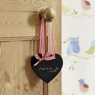 mini heart chalkboard by altered chic