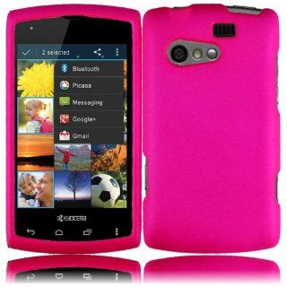 Hard Cover Case For Kyocera Rise C5155 Hot Pink Cell Phones & Accessories