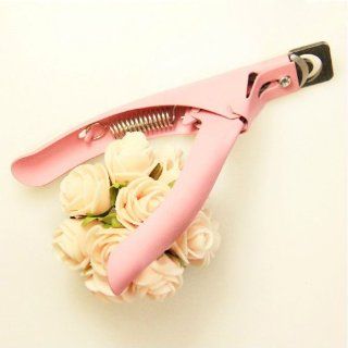 Adored Pink Acrylic Manicure Tool Acrylic Gel False Nail Clipper Edge Cutter : Fingernail Clippers : Beauty