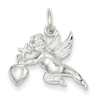 Sterling Silver Cupid Charm: Jewelry
