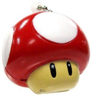 Super Mario Galaxy 2 Mini Foam Figure Keychain Super Mushroom: Toys & Games